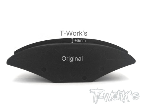 TA-115-Y Hard Foam Bumper +6mm For Yokomo BD7/BD7'16/BD8/BD8'18
