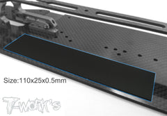 TA-116  Battery Rubber Sheet ( 110 x 25 x 0.5mm )
