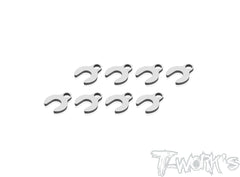 TA-152	Stainless Steel 3mm C Type Suspension Spacer 0.5mm/1mm/2mm ( 8pcs. )