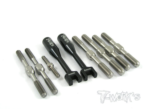 TB-004 Serpent S811/811E Cobra Titanium Turnbuckle Set