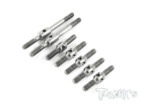 TB-011 64 Titanium Turnbuckle Set （For Mugen MTX-5)