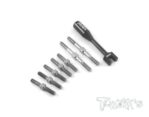 TB-034 HOT Bodies TCXX Titanium Turnbuckle Set