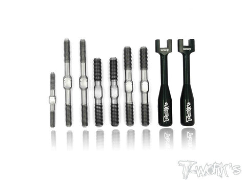TB-038 Agama A8 EVO Titanium Turnbuckle Set