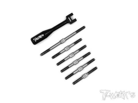 TB-048 Schumacher Mi 5 Titanium Turnbuckle Set