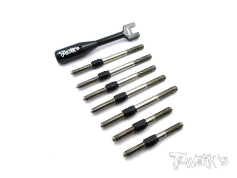 TB-057H Hybrid Titanium Turnbuckle Set For Yokomo B-Max4 Ver.3
