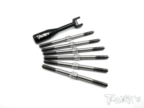 TB-061 Team Losi 22 Ver.2.0 Titanium Turnbuckle Set