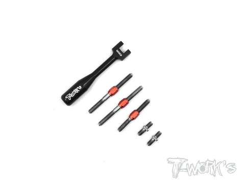 TB-083H Hybrid Titanium Turnbuckle Set  For Serpent F110 SF2