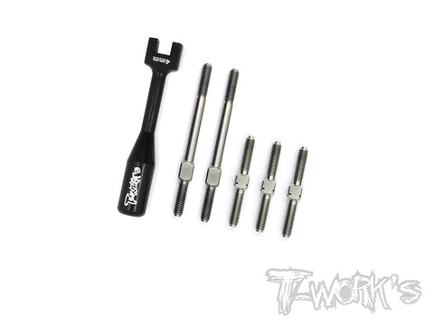 TB-085 64 Titanium Turnbuckle Set  For Xray NT1 2015
