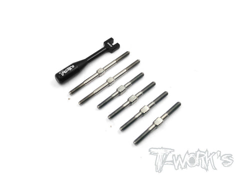 TB-106  64 Titanium Turnbuckle Set For Kyosho Optima