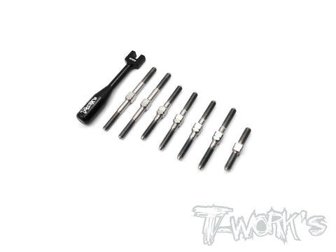 TB-108  64 Titanium Turnbuckle Set  For Schumacher Mi6