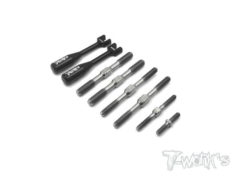 TB-109  64 Titanium Turnbuckle Set  For Xray XB8 2016