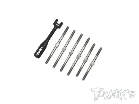 TB-113  64 Titanium Turnbuckle Set For Schumacher Cat K2