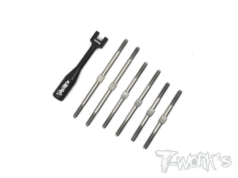TB-114  64 Titanium Turnbuckle Set For Schumacher Cougar KF2/KR