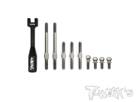 TB-115  64 Titanium Turnbuckle Set ( For Xray NT1 2016 )