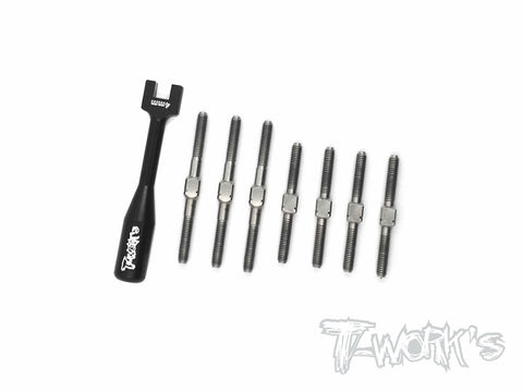 TB-121 64 Titanium Turnbuckle Set  For DESTINY RX-10S