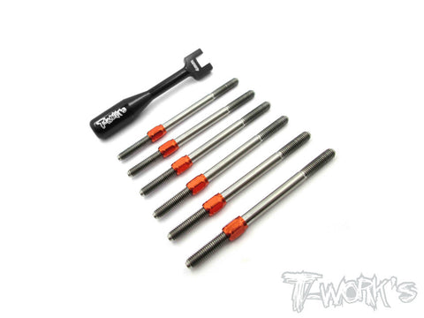TB-124H Hybrid Titanium Turnbuckle Set  ( Xray XB2C'17/XB2C 2018 )