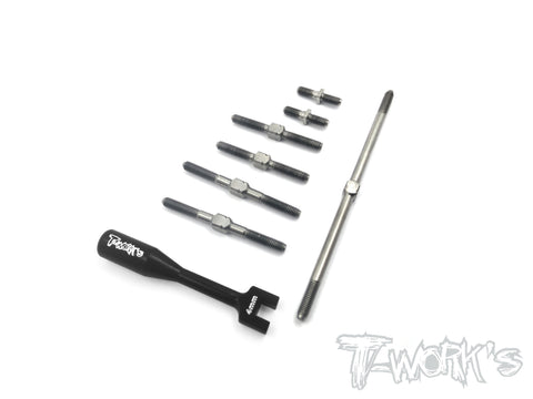 TB-127 64 Titanium Turnbuckle Set For Yokomo YD-4