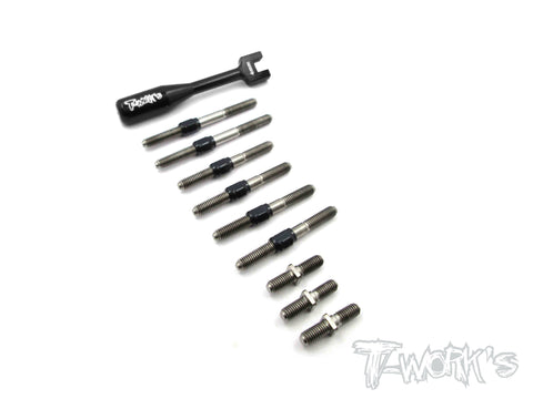 TB-131H  Hybrid Titanium Turnbuckle Set ( For Yokomo BD8 )