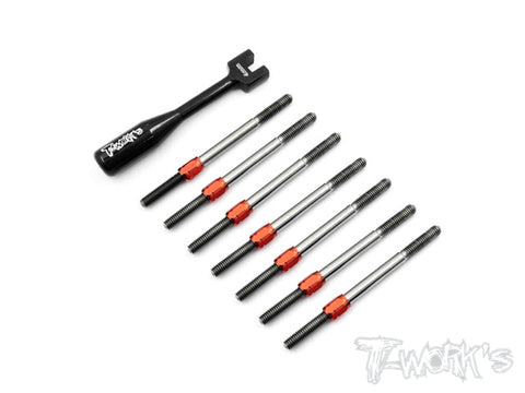 TB-132H Hybrid Titanium Turnbuckle Set ( For Serpent Spyder SDX4 )