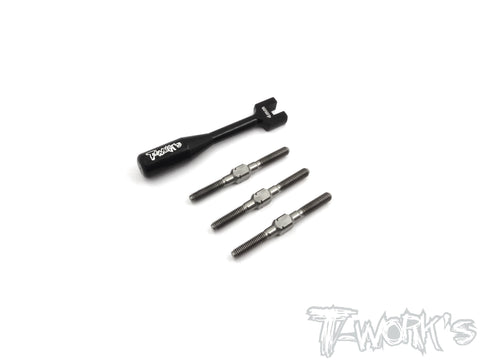 TB-133 64 Titanium Turnbuckle Set ( For Rapide F1 2016 )