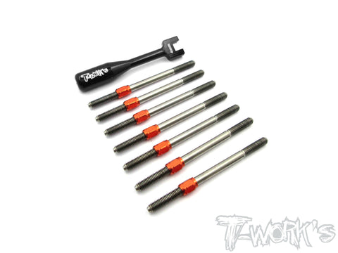 TB-134H  Hybrid Titanium Turnbuckle Set For Xray XB4 2017