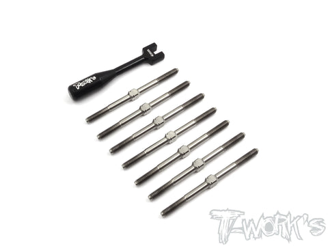 TB-134  64 Titanium Turnbuckle Set ( For Xray XB4 2017 )