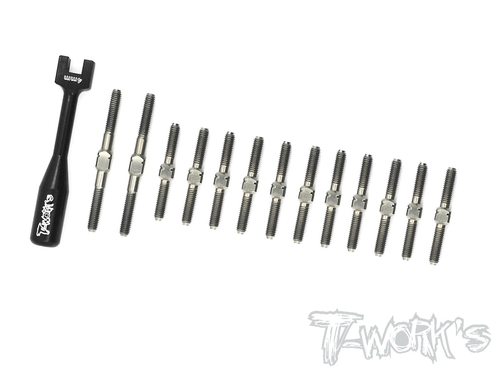 TB-135  64 Titanium Turnbuckle Set ( For Awesomatix A800X )