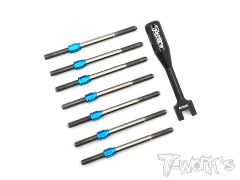 TB-136H Hybrid Titanium Turnbuckle Set ( For Team Associated RC10 B64D )