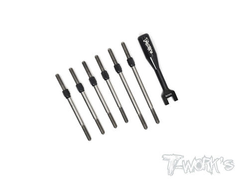 TB-160H Hybrid Titanium Turnbuckle Set ( For Schumacher KC/KD )