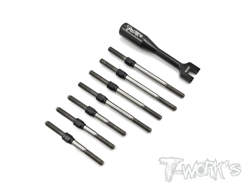 TB-161H Hybrid Titanium Turnbuckle Set  ( For Yokomo YZ-4 SF )