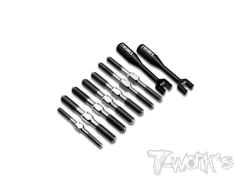 TB-236   64 Titanium Turnbuckle Set ( For Xray GTX8 2022 / GTX8 2023 )