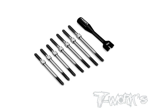 TB-254  64 Titanium Turnbuckle Set ( For Xray XB4'22/XB4C'24/XB4D'24 )