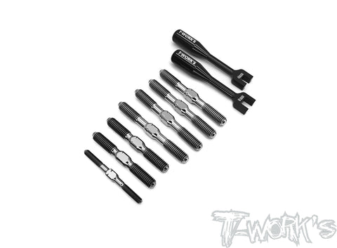 TB-257	64 Titanium Turnbuckle Set ( For Serpent SRX8 Pro )