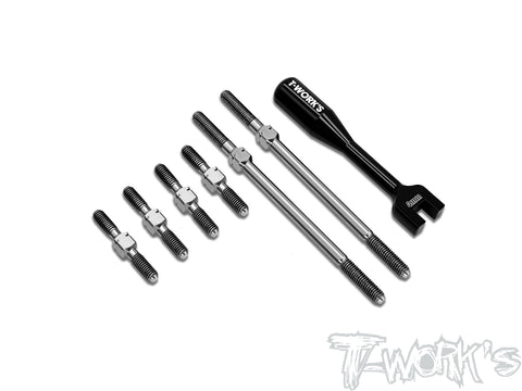 TB-265	64 Titanium Turnbuckle Set ( For Serpent VIPER 990 )