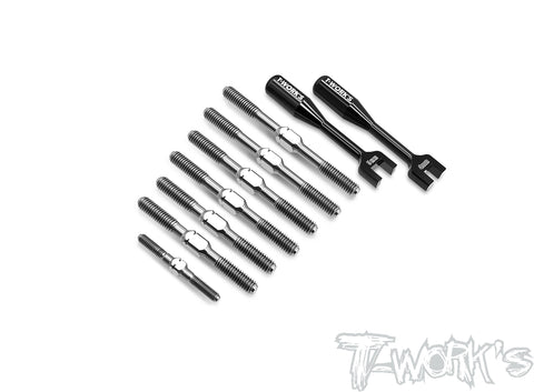 TB-269	64 Titanium Turnbuckle Set ( For TLR 8IGHT X/XE2.0 / 8IGHT X/XE ELITE )