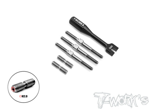 TB-274	 64 Titanium Turnbuckle Set ( For Xray X1'23/25 )