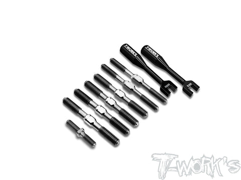 TB-275	 64 Titanium Turnbuckle Set ( For Xray GTXE 2022/2023  )