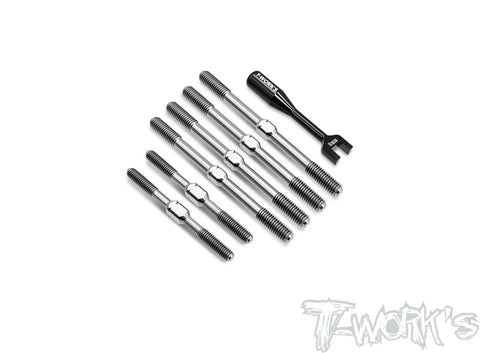 TB-277	64 Titanium Turnbuckle Set ( For TEKNO EB48 2.1  )