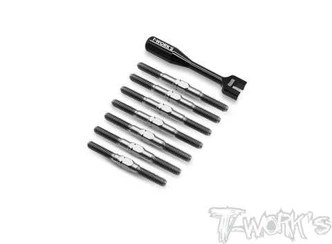 TB-278	64 Titanium Turnbuckle Set ( For Team Associated RC10 B74.2 /  RC10 B74.2D  )