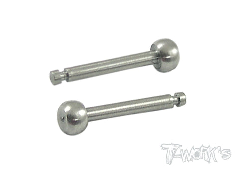 TE-023 64 Titanium Long King Pin(MR-03) 2pcs
