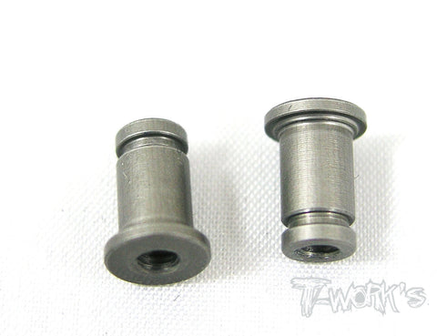 TE-028 Hard Coated Alum. Rocker nut  2pcs.   ( For Tamiya FF03 )