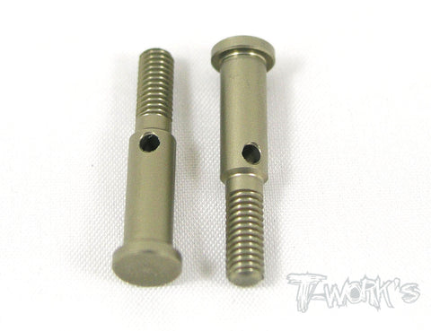TE-032 Hard Coated Rear Wheel Axle(For Tamiya FF03 M05 M03) 2pcs.