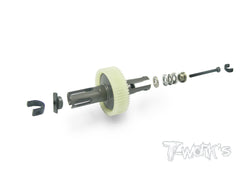 TE-034 Hard Coated Aluminium Diff Joint Set (For TAMIYA FF03)
