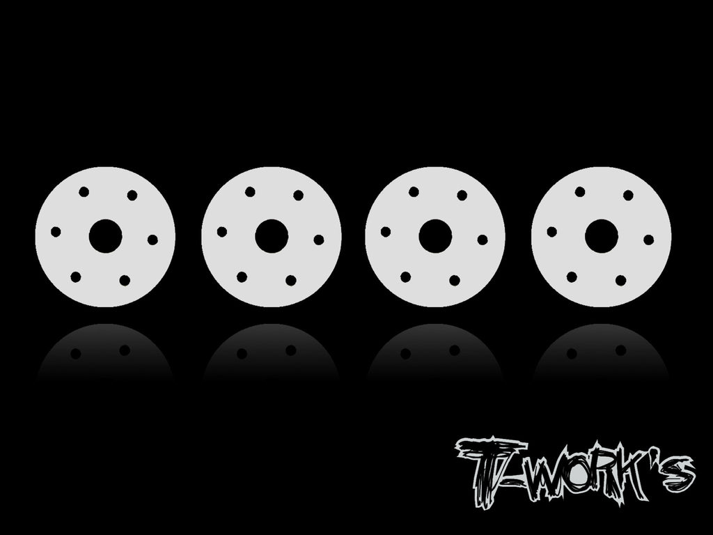 TE-080 Machined 1.2 x 6 Shock Pistons (Team Losi , Kyosho 12mm Shock )