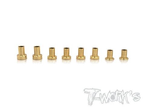 TE-130S Brass Caster Block Bushings Set (Team Associated RC10 B5/B5M/T5M/SC5M)