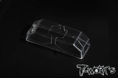 TE-120-1 1/10 Lexan Rear Wing With Center Divider 6.5" Wide  2Pcs.