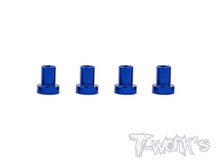 TE-146-C 7075-T6 Alum. Caster Hat Bushings C ( For Team Associated RC10 B6/B6D/B64/B64D/B6.1/T6.1  ) 4pcs. 1.5 deg.