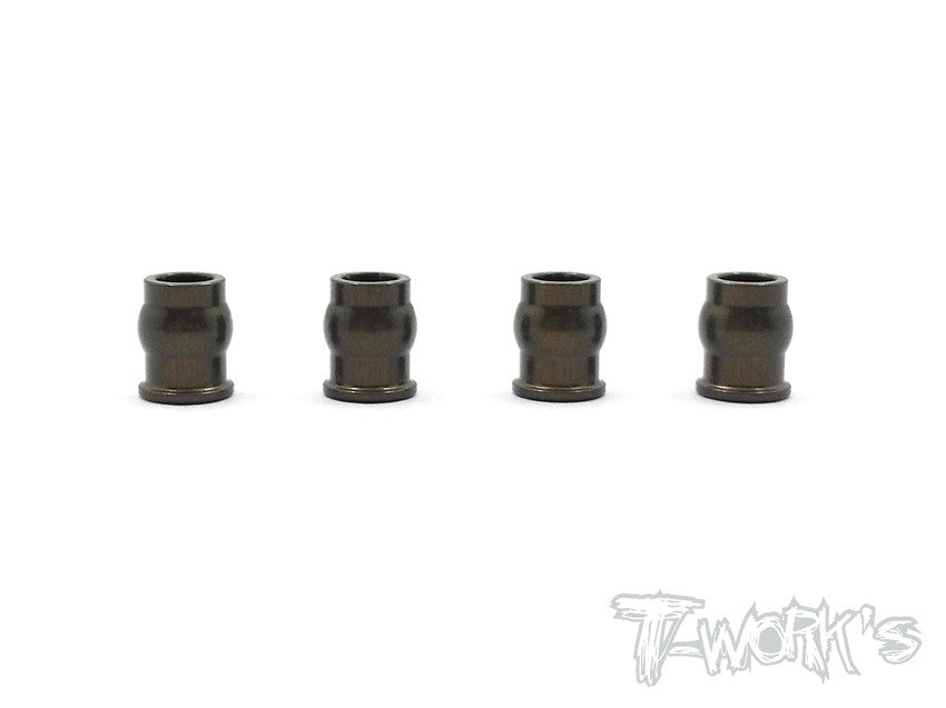 TE-147 7075-T6 Hard Coated Alum.A-Arm Bushing ( For Kyosho RB6 / ZX6 )  4pcs.