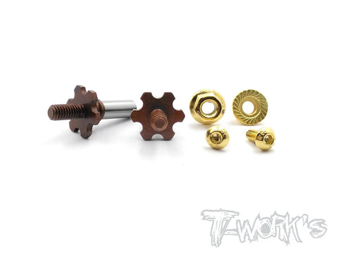 TE-153-S  Spring Steel Light Weight Front Axle ( Team Associated RC10 B6/B6D/B6.1  )