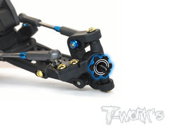 TE-153  7075-T6 Alum.Light Weight Front Axle ( Team Associated RC10 B6/B6D/B6.1  )